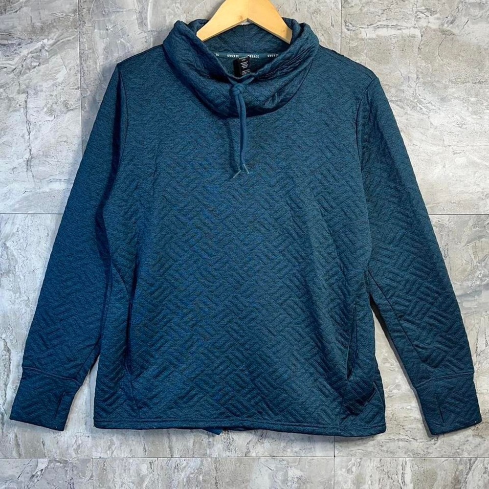 RBX Blue women's pullover hoodie with drawstring Woman's‎ Large  #hoodie